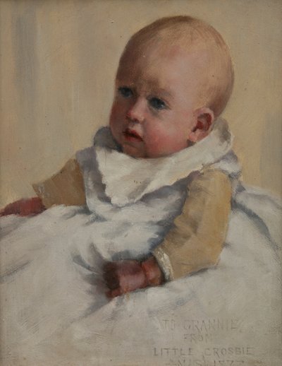 Crosbie as a Baby, 1887 by Norman Garstin